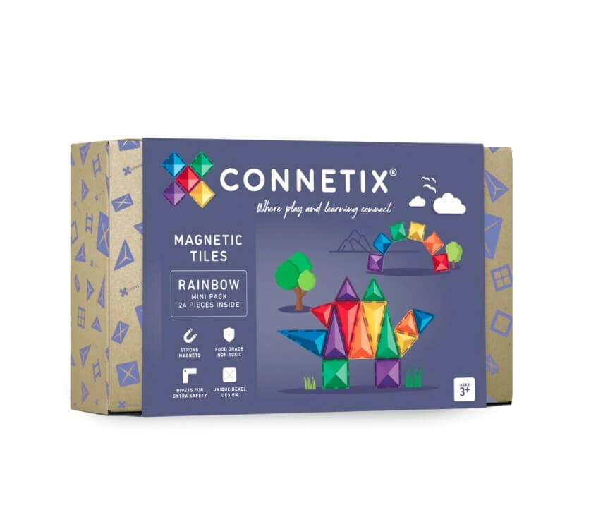Connetix Magnetbausteine Rainbow Mini Pack - 24 Teile
