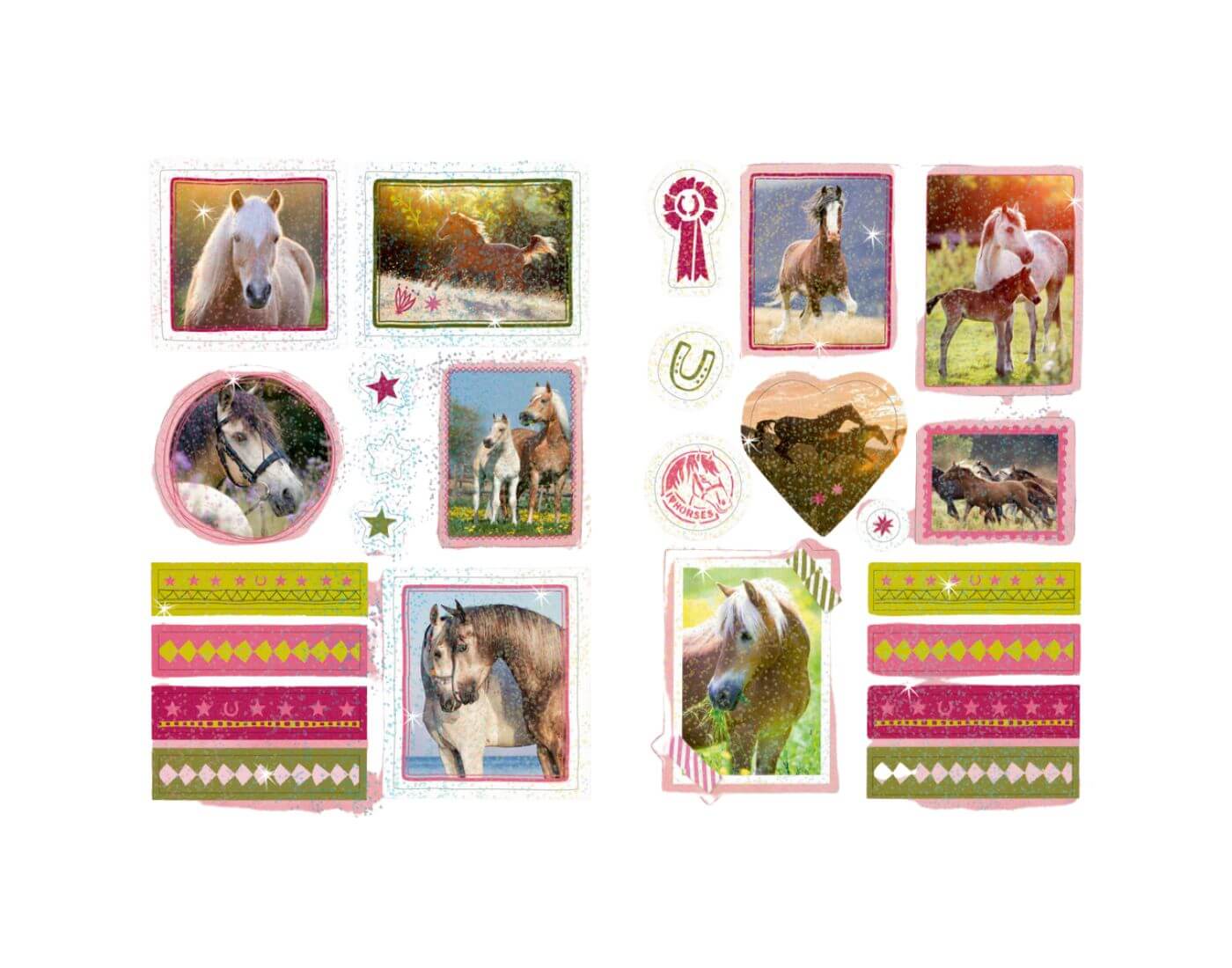 Funkelnde Sticker (Pferdefreunde) Funkelnde Sticker (Pferdefreunde)