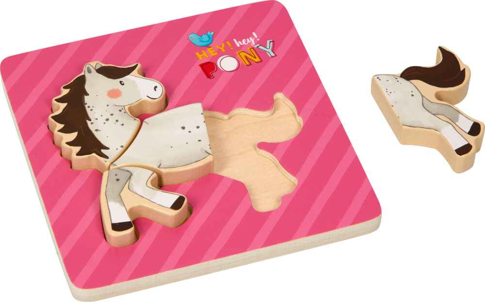 4029753225993 Steck-Puzzle - Mein kleiner Ponyhof (4 Teile)