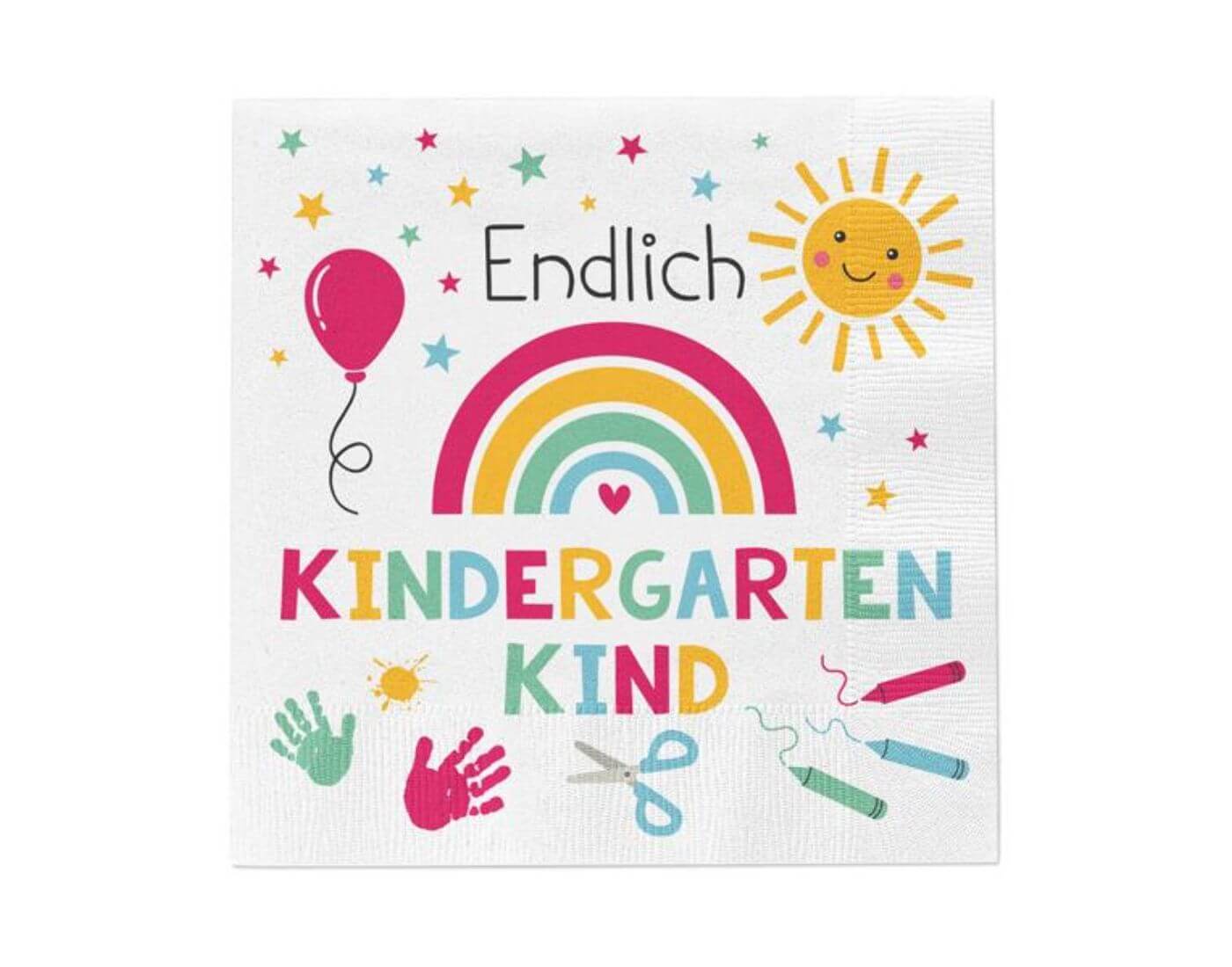 Servietten Kindergarten, 20 Stück