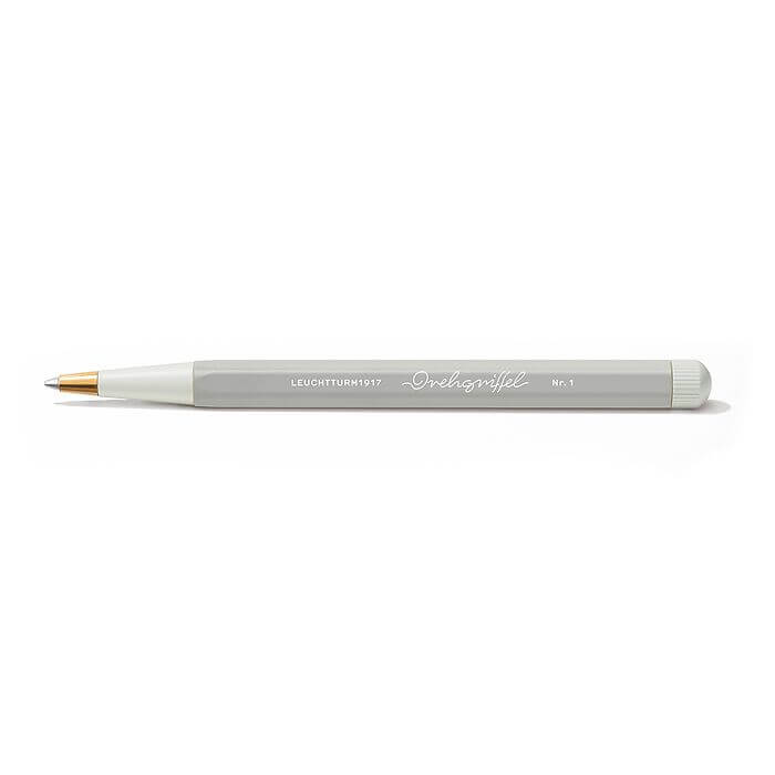drehgriffel-nr-1-light-grey-gelstift-mit-schwarzer-tinte-1 Drehgriffel Nr. 1, Light Grey - Gelstift mit schwarzer Tinte