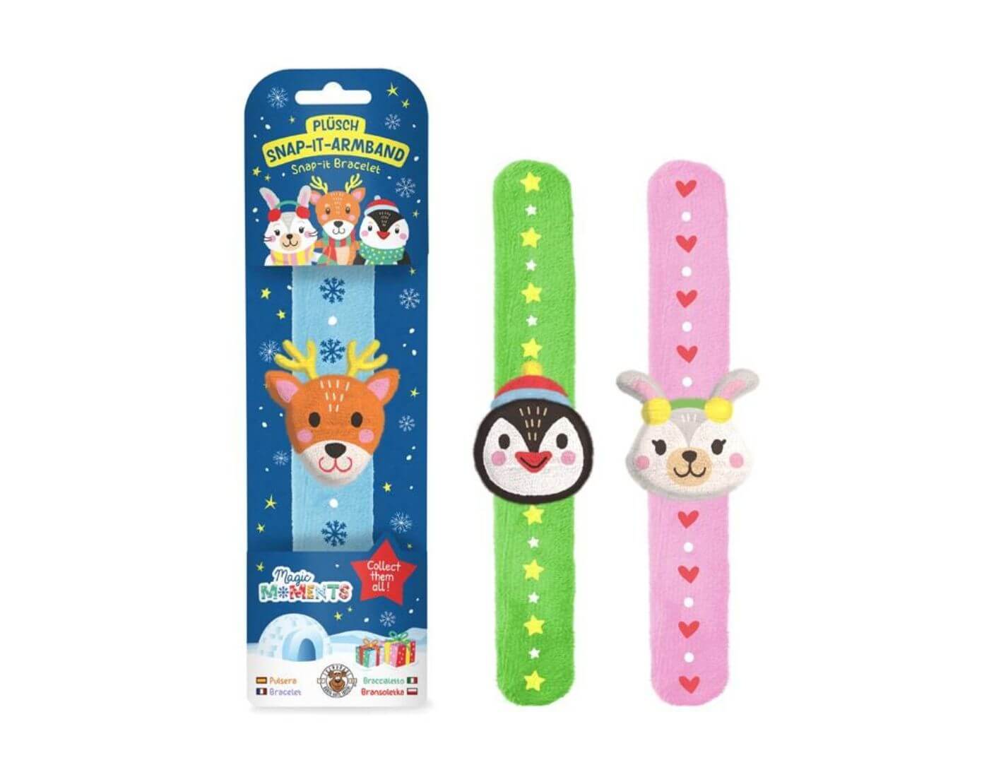 MAGIC MOMENTS Snow Friends Plüsch Snap-Armband (einzeln) MAGIC MOMENTS Snow Friends Plüsch Snap-Armband (einzeln)