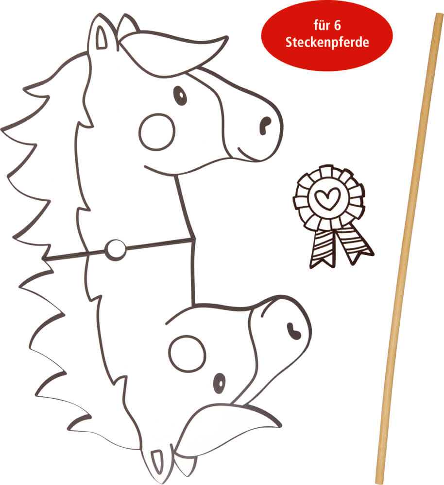 Steckenpferd-Bastelset - Mein kleiner Ponyhof