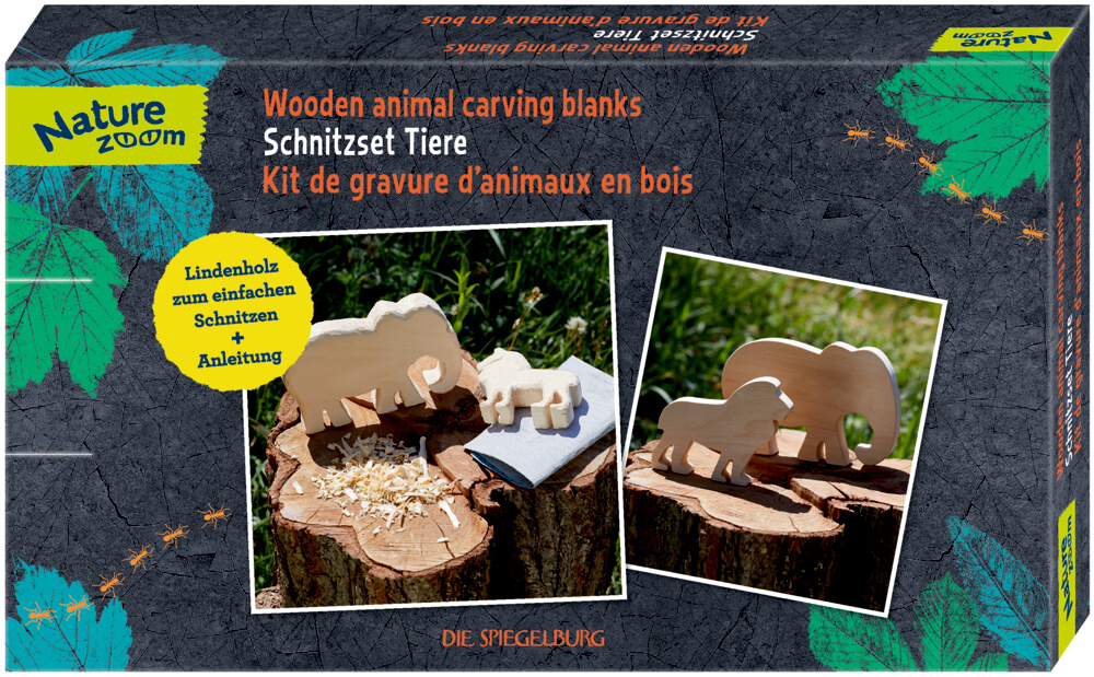Schnitzset Tiere - Nature Zoom