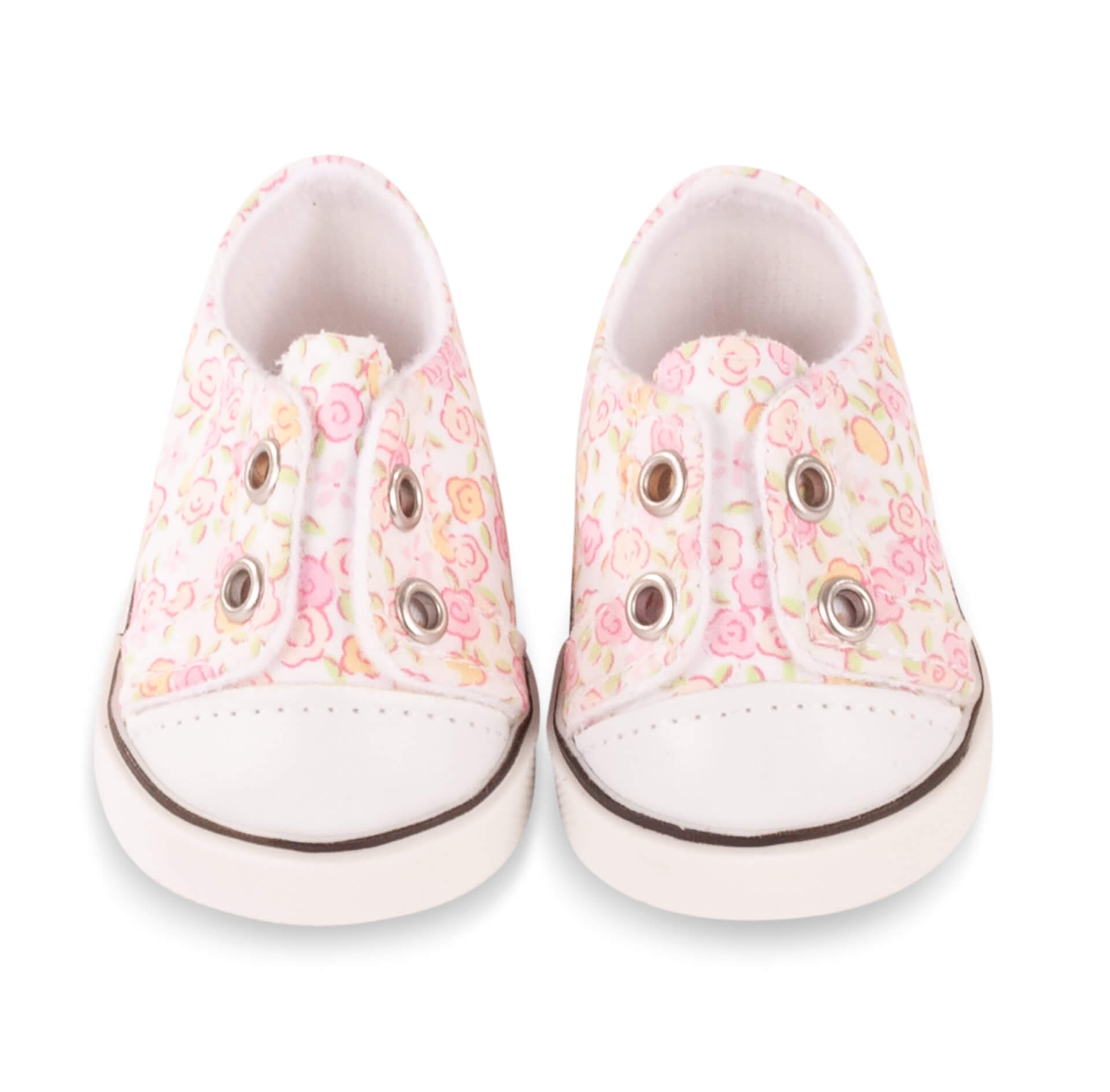 Puppe Turnschuhe Blümchen