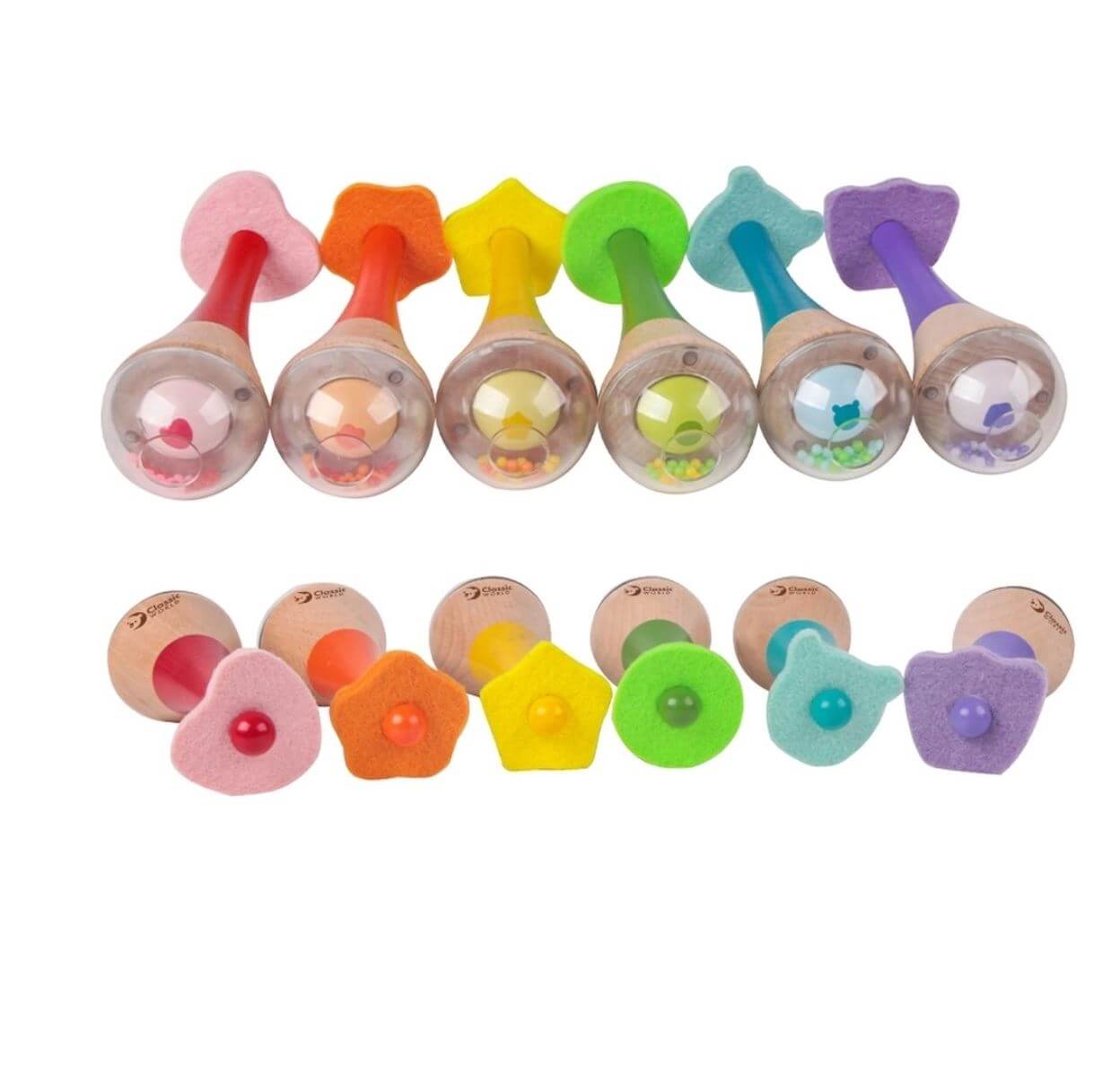 Maracas Regenbogen (einzeln)