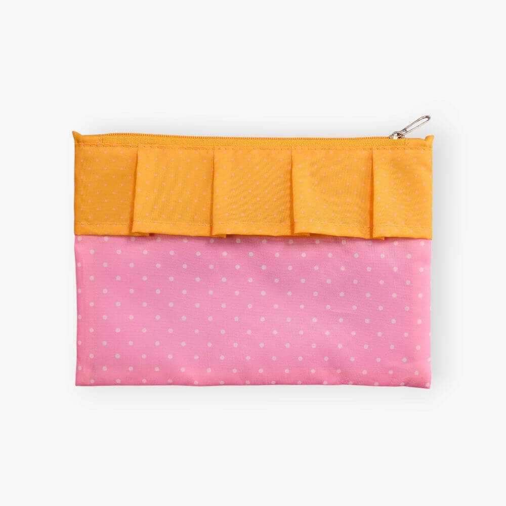 Easy Bag Volant Punkte pink
