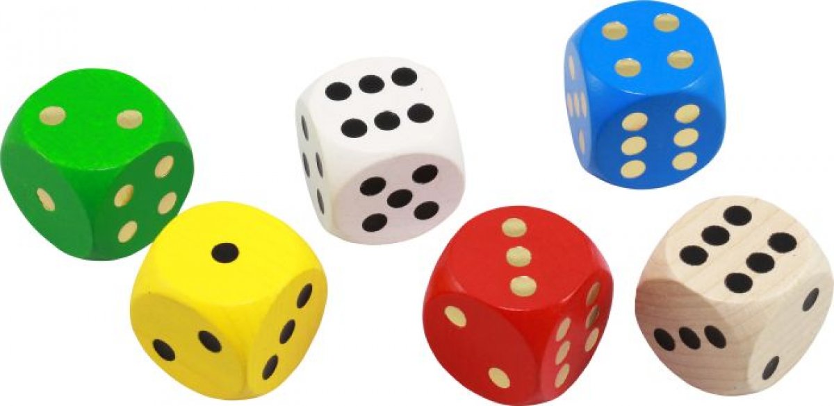 Augenwürfel aus Holz 30 mm