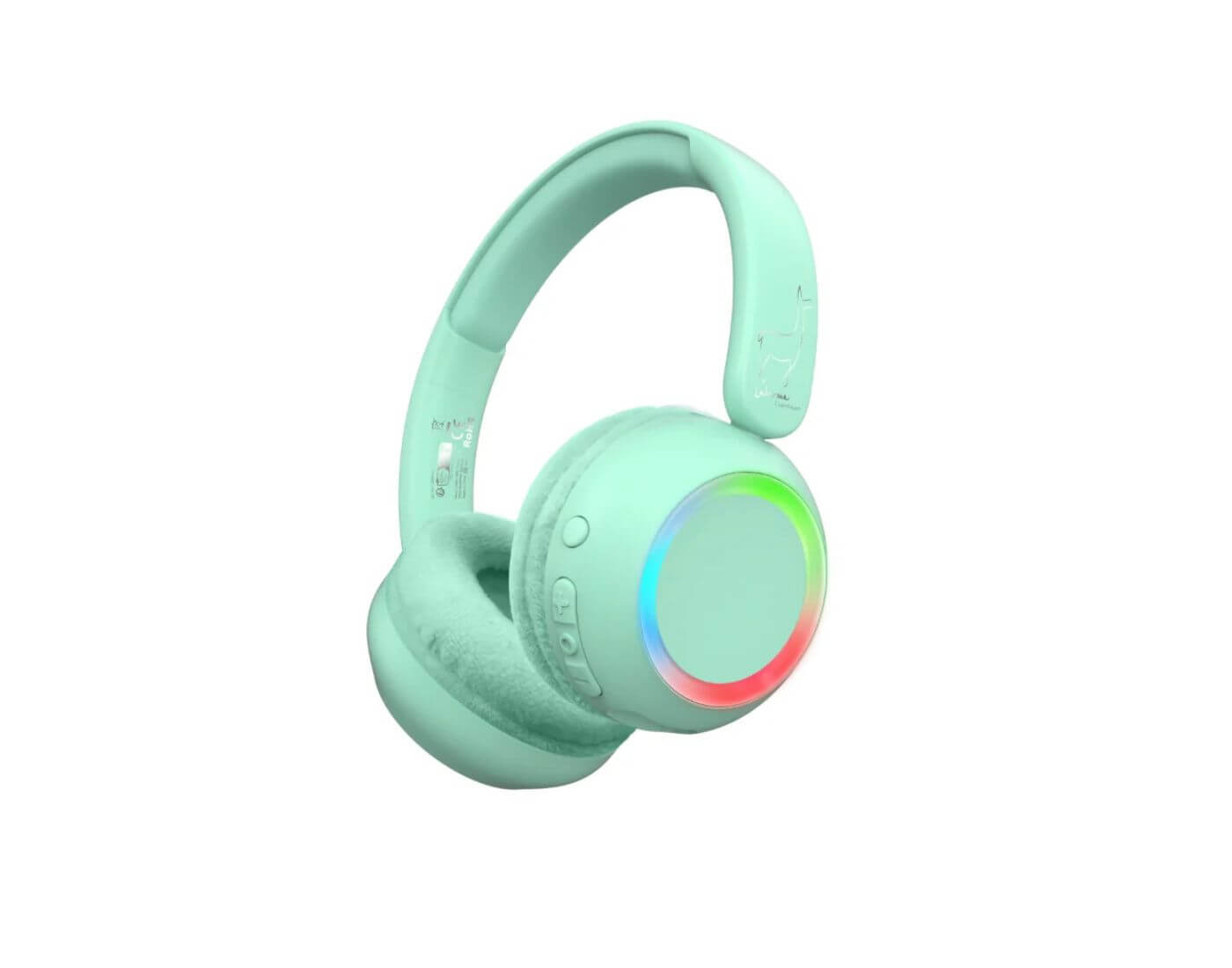 Kabellose Kopfhörer mit Licht - Mint