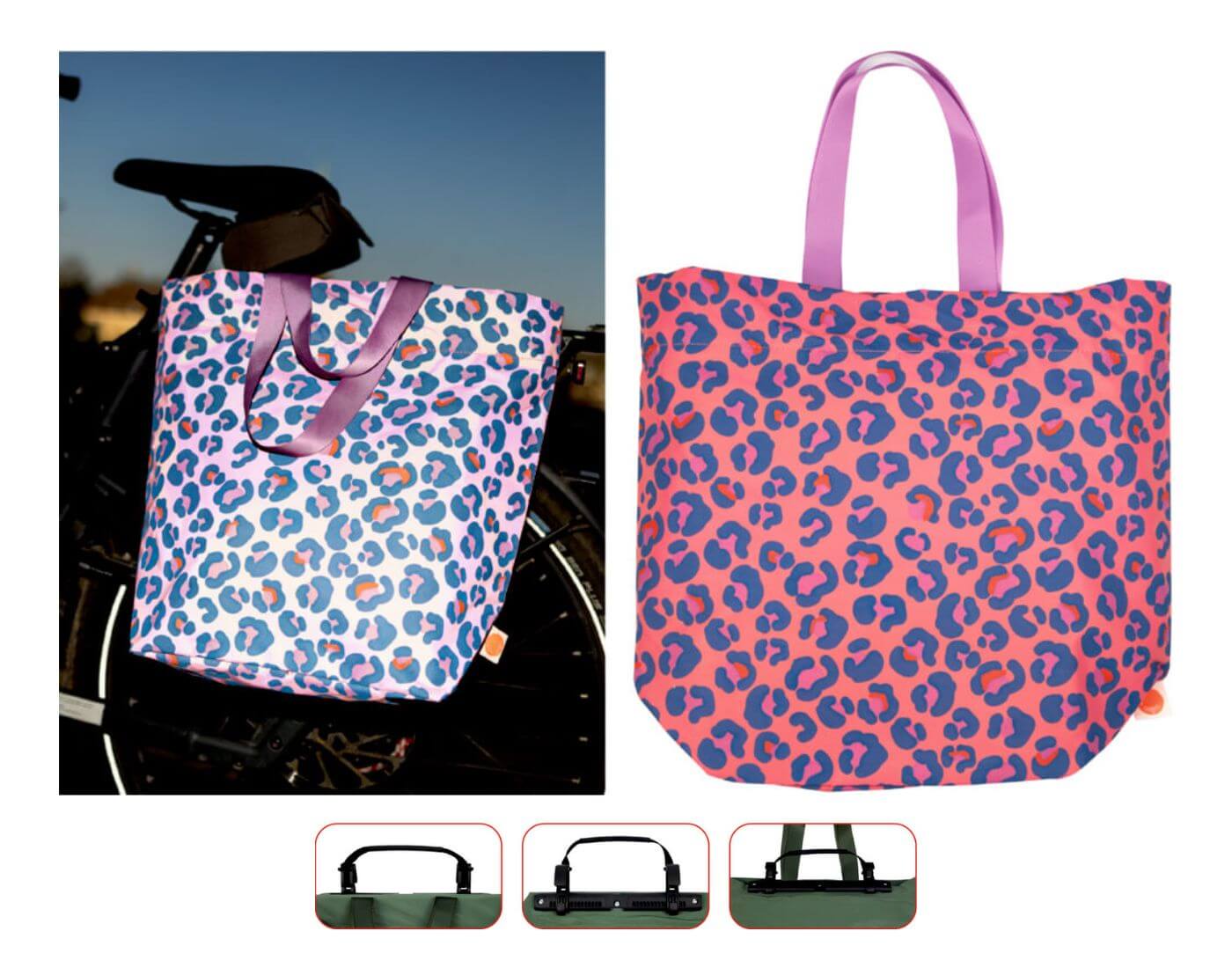 Faltbare Fahrradtasche Leo bunt - shine bright Faltbare Fahrradtasche Leo bunt - shine bright