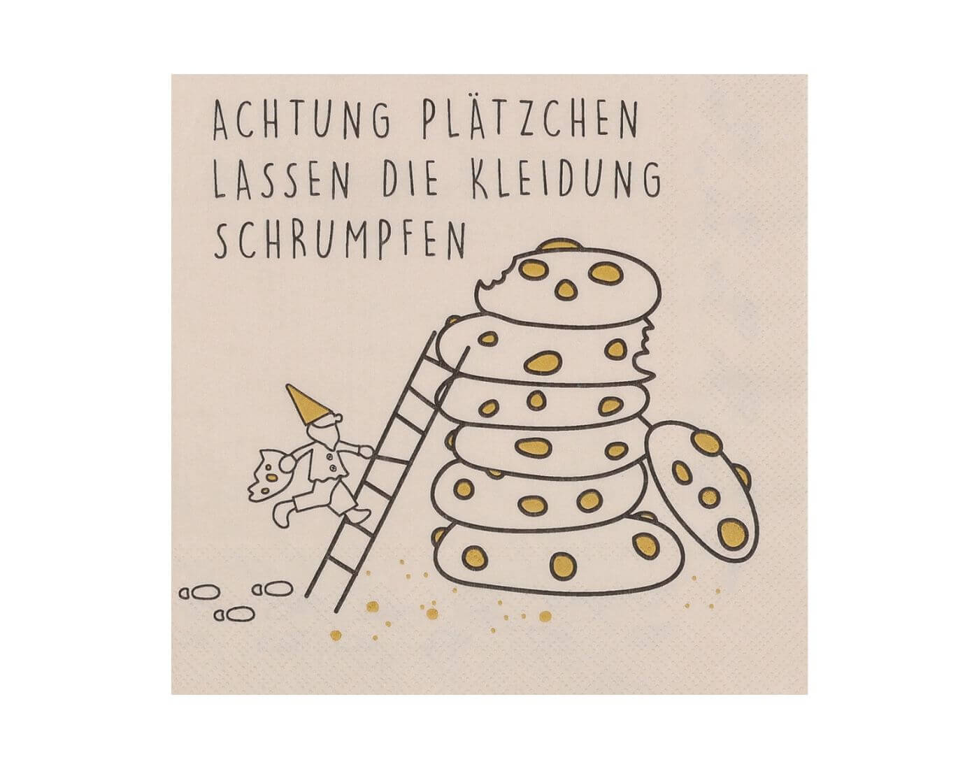 Lunchservietten - Achtung Plätzchen... Lunchservietten - Achtung Plätzchen...