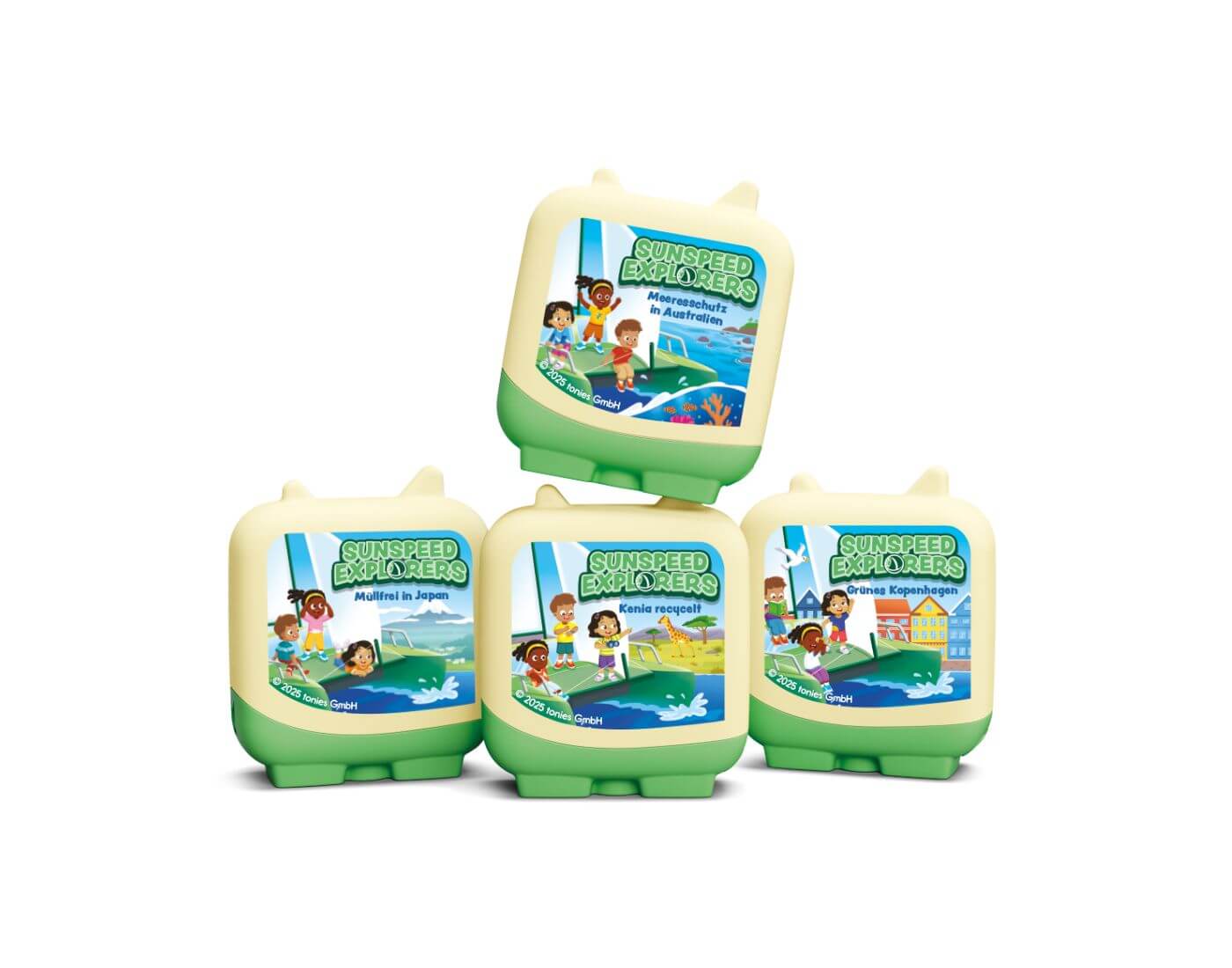 Sunspeed Explorers - Set aus 4 Clever Tonies