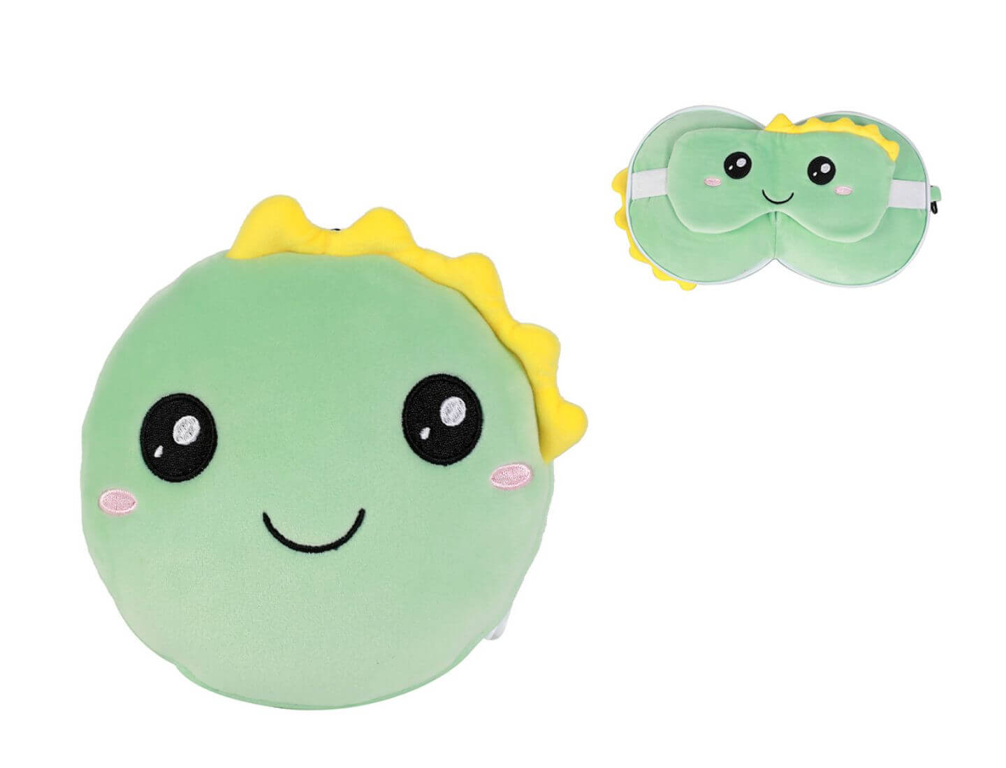 Reisekissen mit Schlafmaske Dino