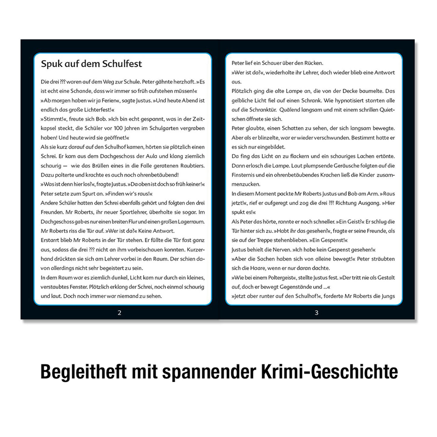 Krimi Puzzle: Die drei ??? Kids - Spuk auf dem Schulfest