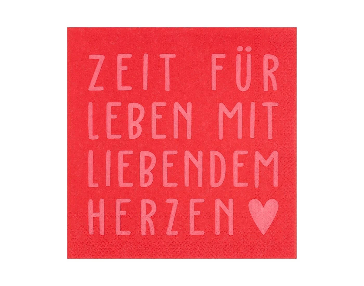 Cocktailservietten - Zeit für Leben Cocktailservietten - Zeit für Leben