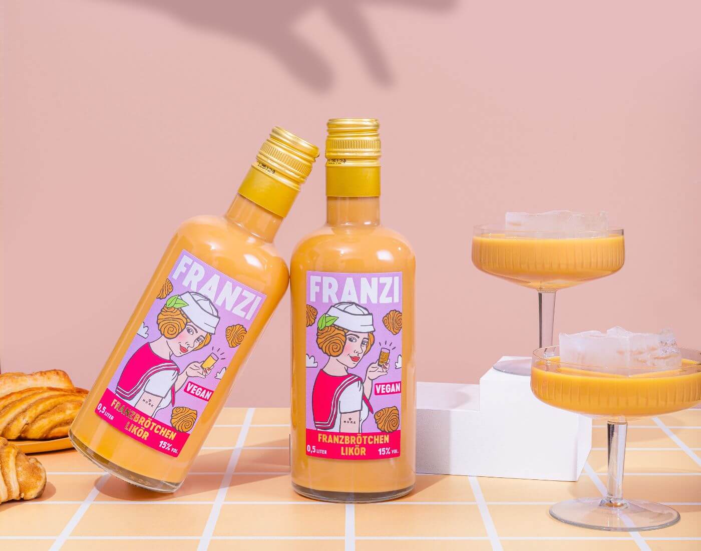 Franzi Franzbrötchenlikör 0,5L - Vegan