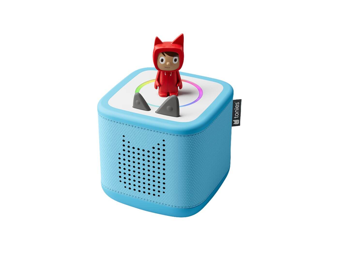 tonies® Toniebox 2 Starter Set Himmelblau mit Kreativ-Tonie Rot