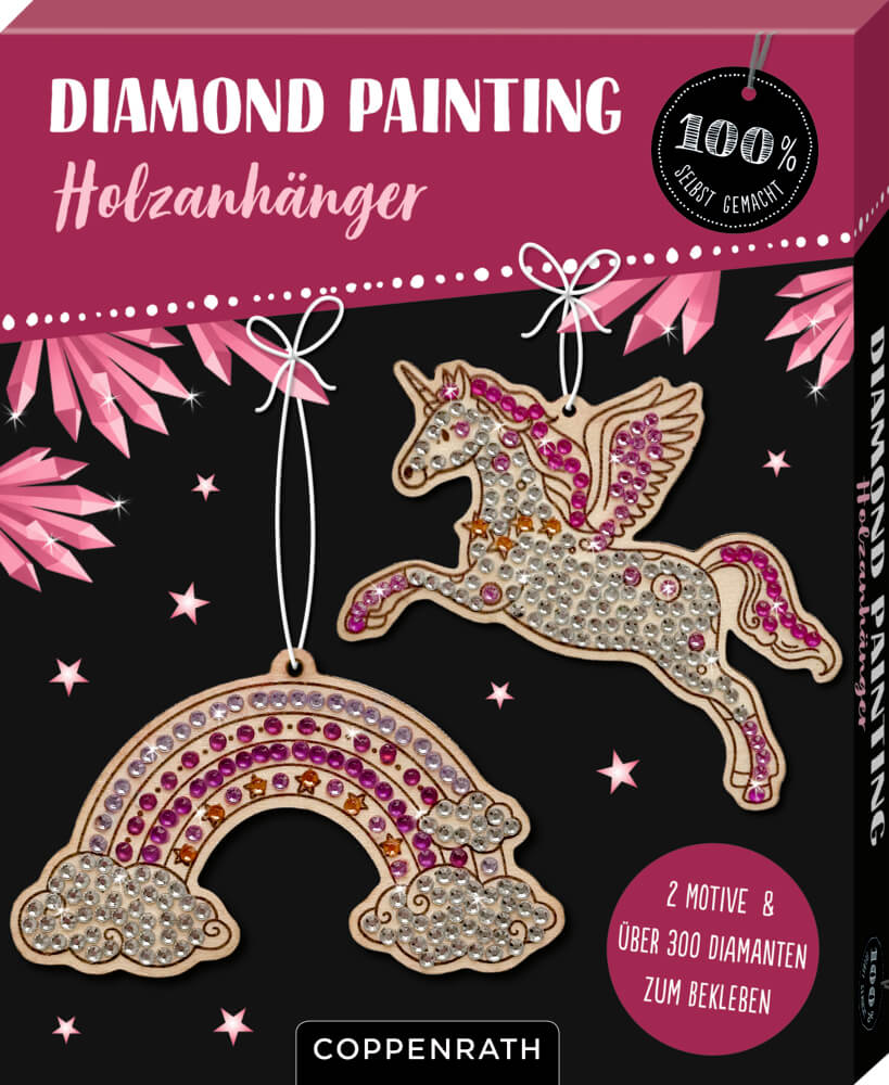 Diamond Painting Holzanhänger (100% selbst gemacht) (einzeln)