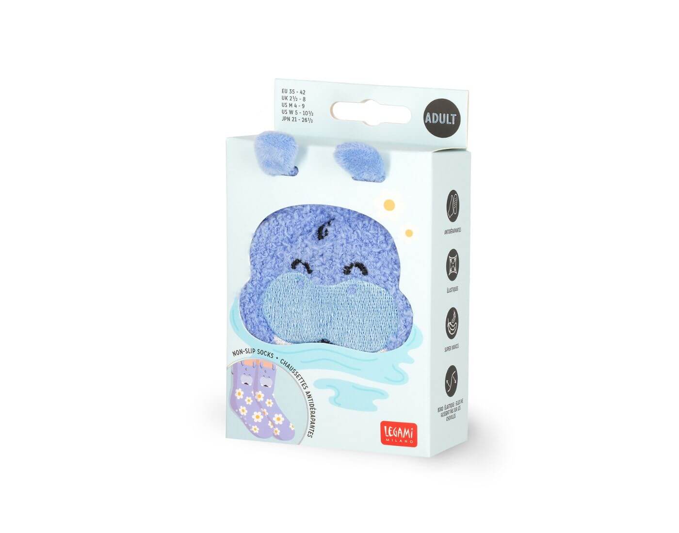 legami-antirutsch-hippo-2-1 Rutschfeste Socken - Hippo - Größe 35-42