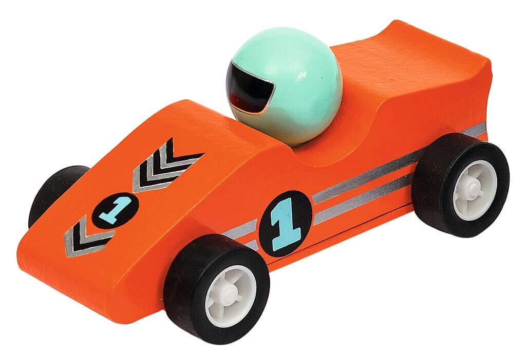 Kleine Rennwagen mit Rückziehmotor (einzeln)