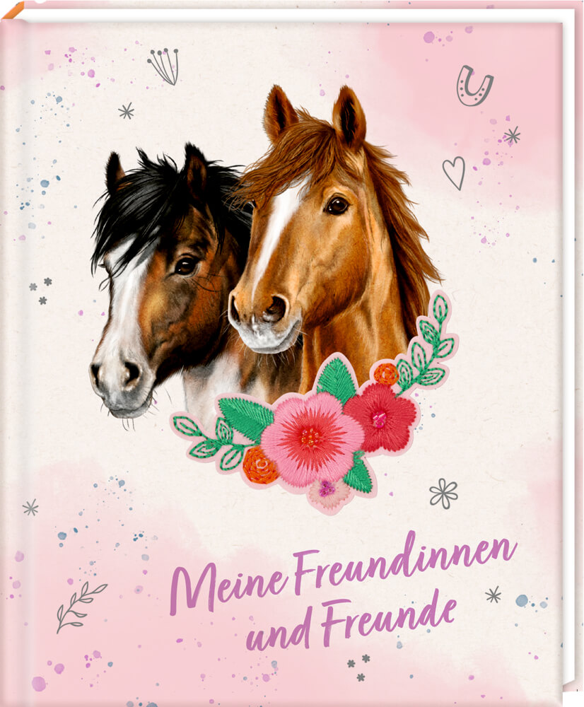Freundebuch mit Blüten-Patch: Pferdefreunde - Meine Freundinnen & Freunde Freundebuch mit Blüten-Patch: Pferdefreunde - Meine Freundinnen & Freunde
