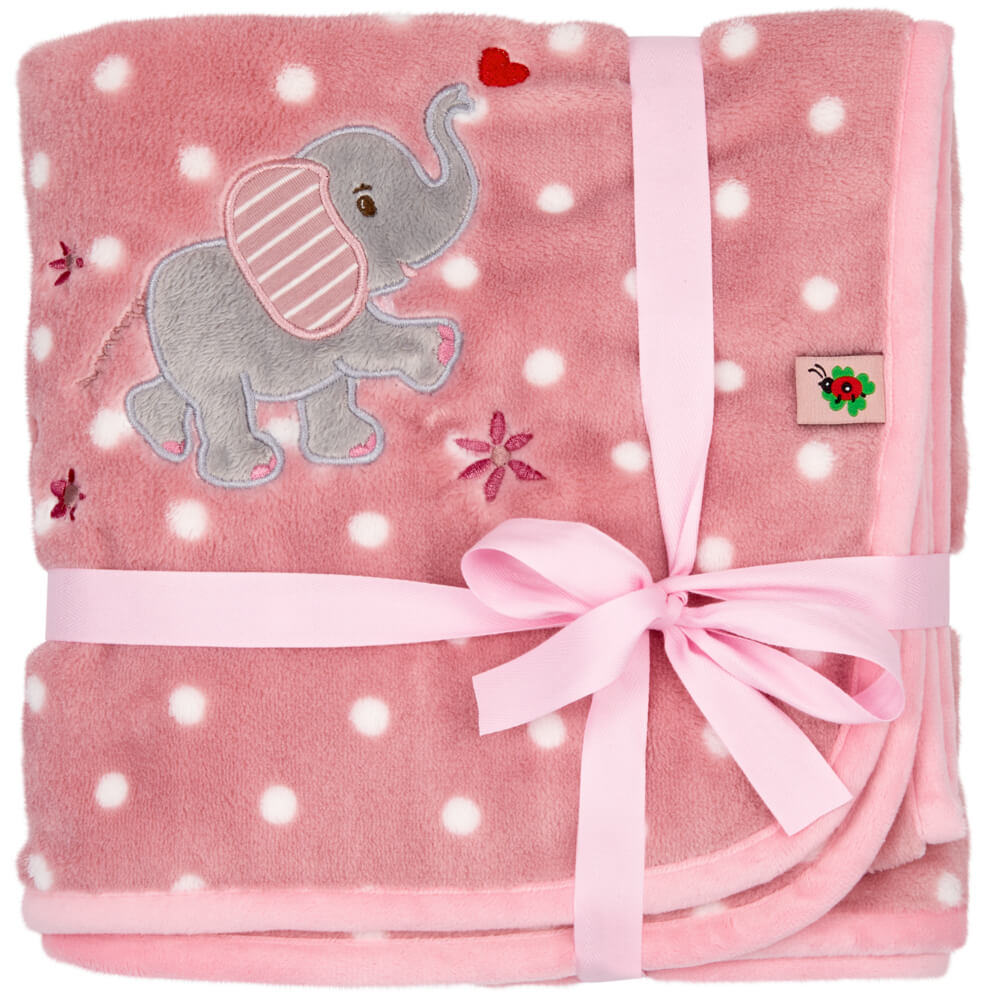 4029753186010_1 Kuscheldecke, rosa - BabyGlück (ca. 75x100 cm)