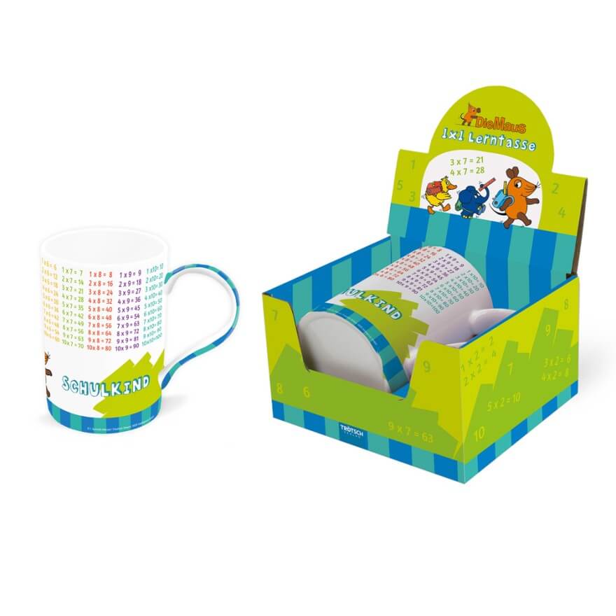 Die Maus - Lerntasse 1 x 1