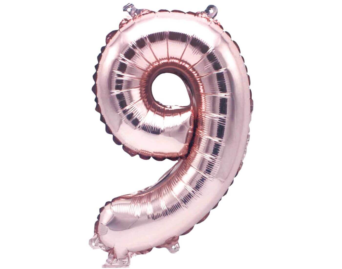 Folienballon 9 rosa