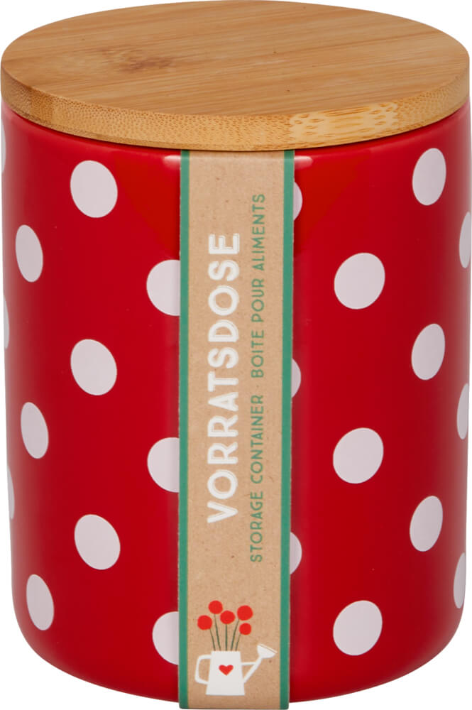 Vorratsdose - Fröhliche Tupfen