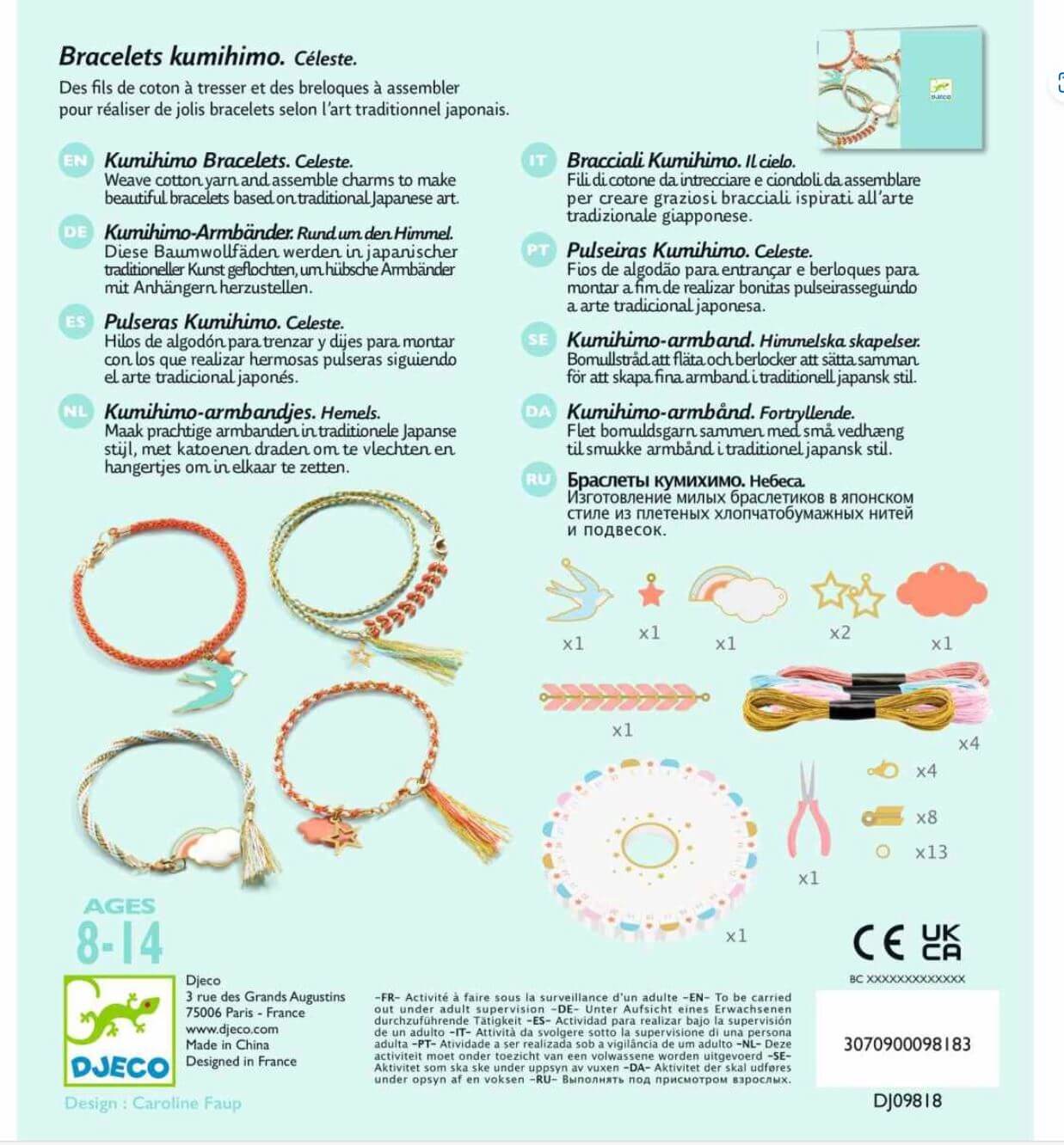 a5 Schmuck basteln Celeste - Armbänder