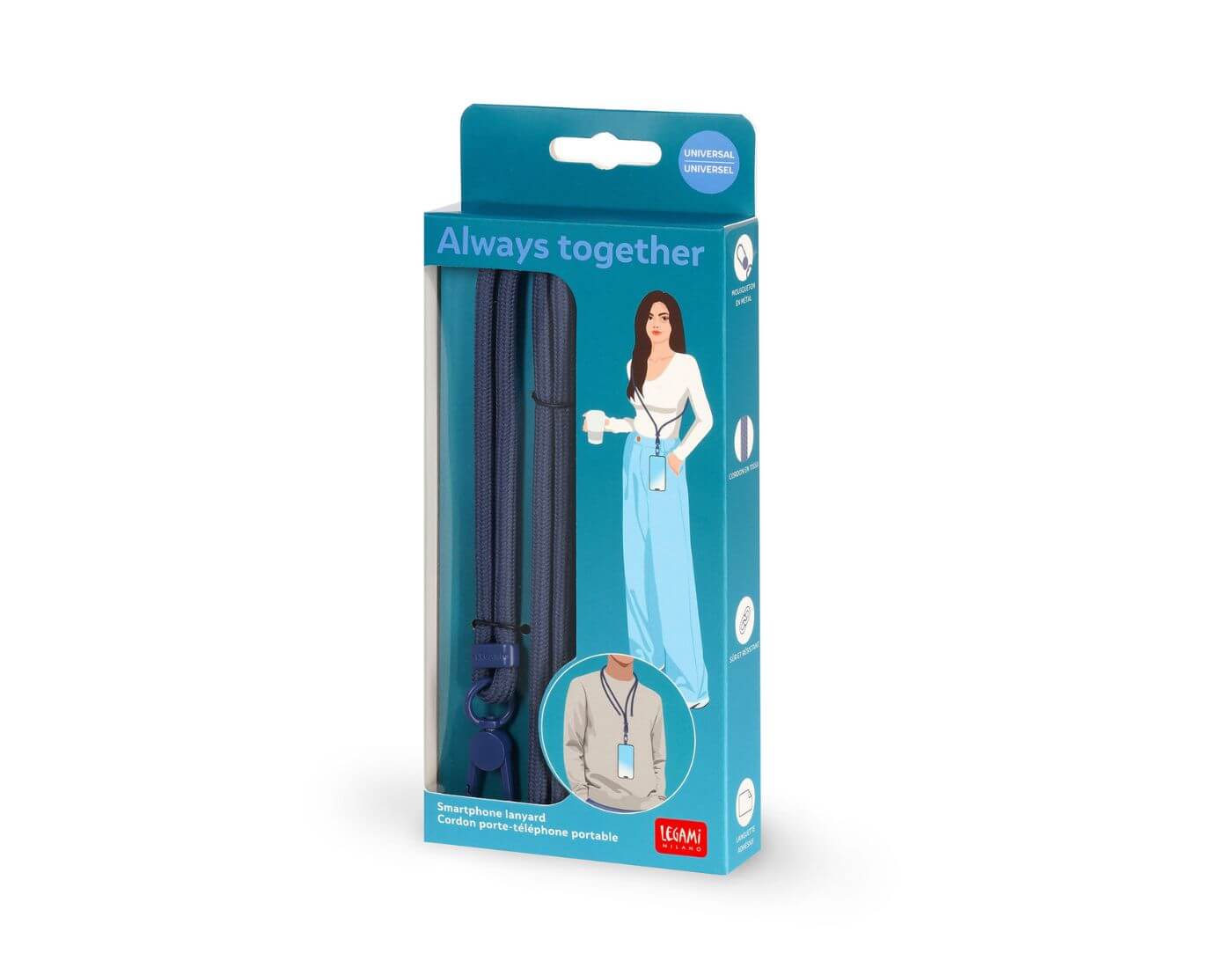 Handy-Trageschlaufe - Always Together - Blueberry