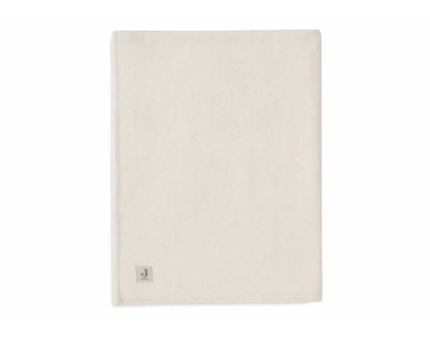 Decke Wiege 75x100cm Cosy Knit - Ivory/Velvet