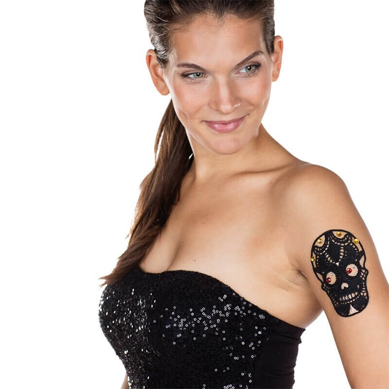 Lace Tattoo Totenkopf