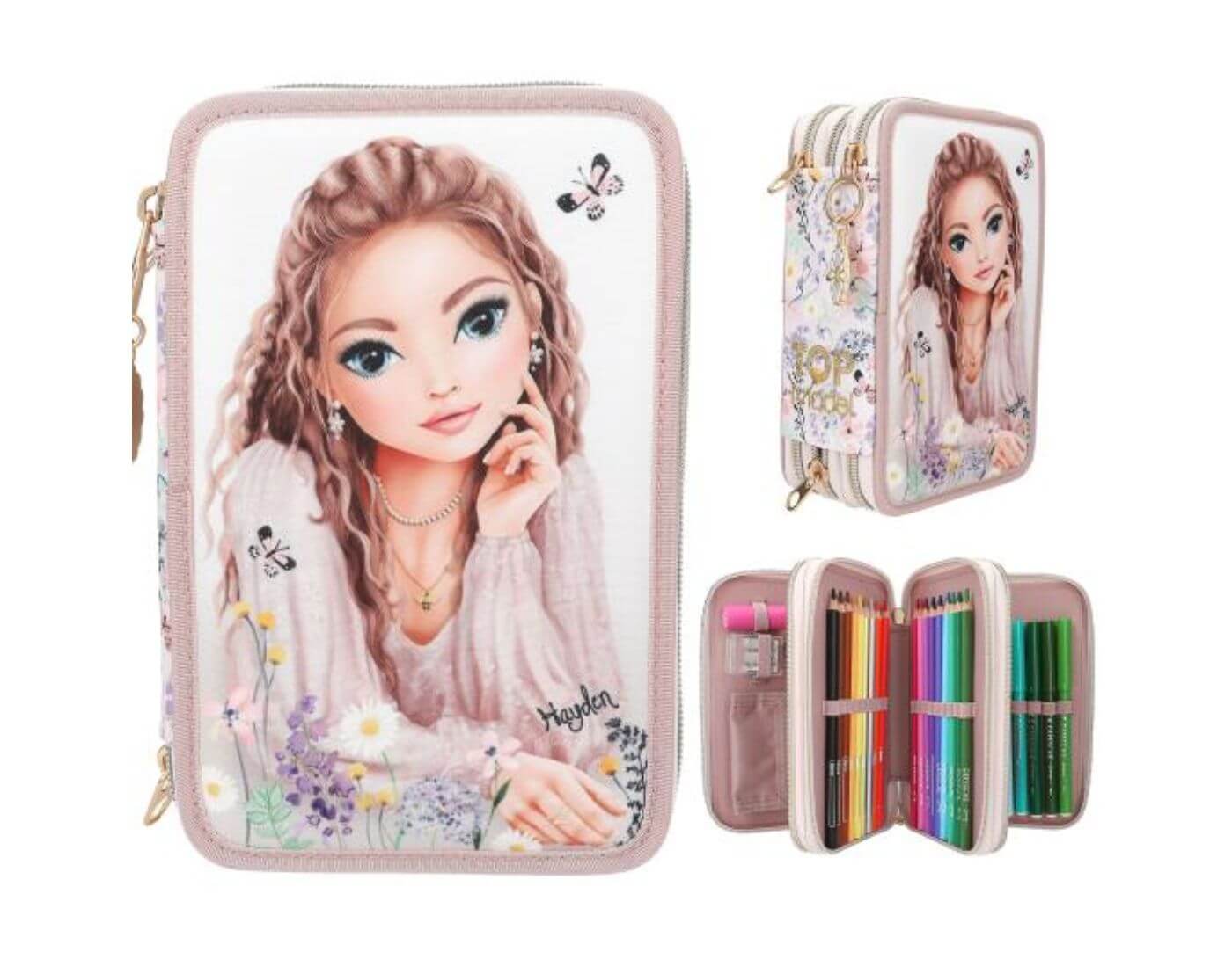 TOPModel 3 Fach Federtasche SUMMER FEELING