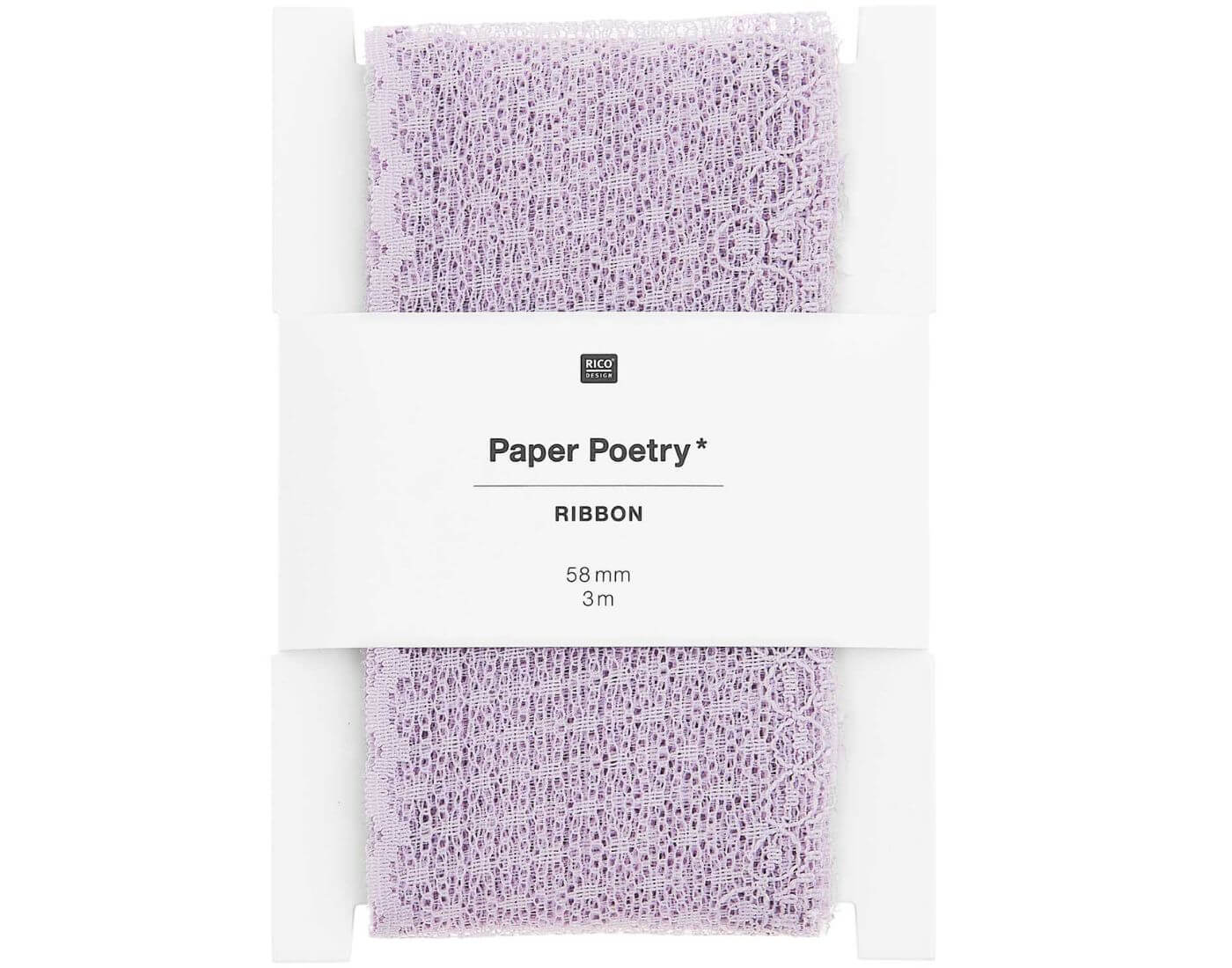 Paper Poetry Spitzenband Pünktchen, flieder
