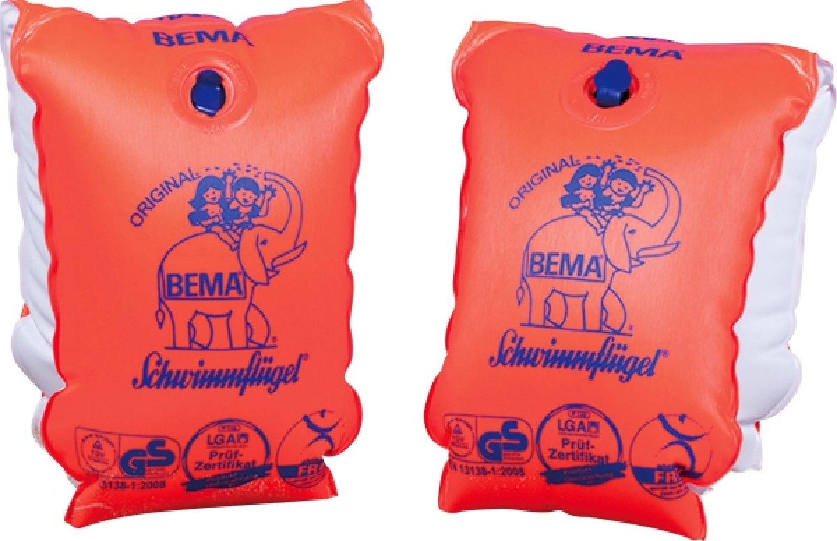 BEMA-Schwimmflügel, 0 - 1 Jahre, 0-11 kg, Gr. 00, orange