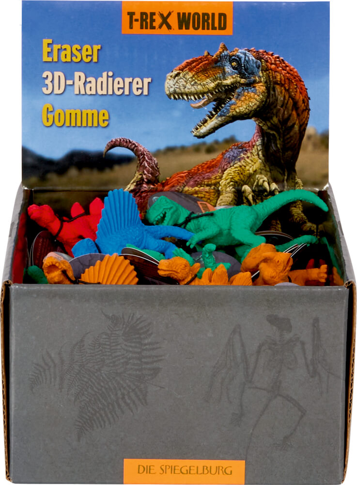 4029753183811_4 3D-Radierer - T-Rex World (einzeln)
