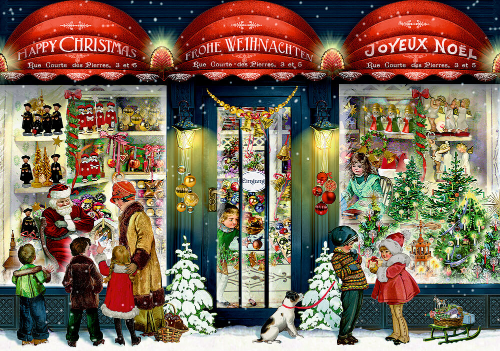 Nostalgische Läden, Mini-Adventskalender (einzeln) (Behr)