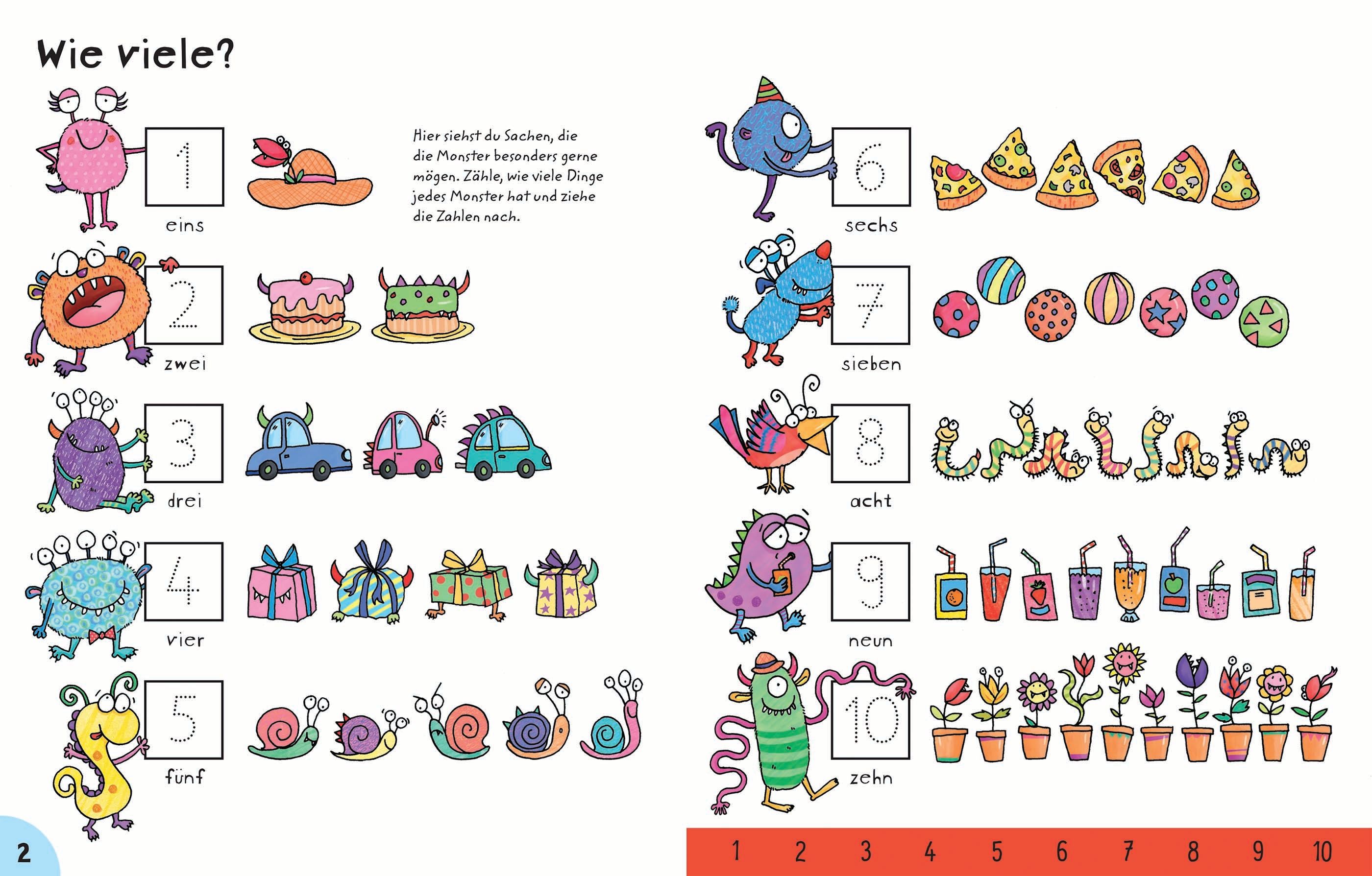 Mein Wisch-und-weg-Buch: Erste Zahlen schreiben