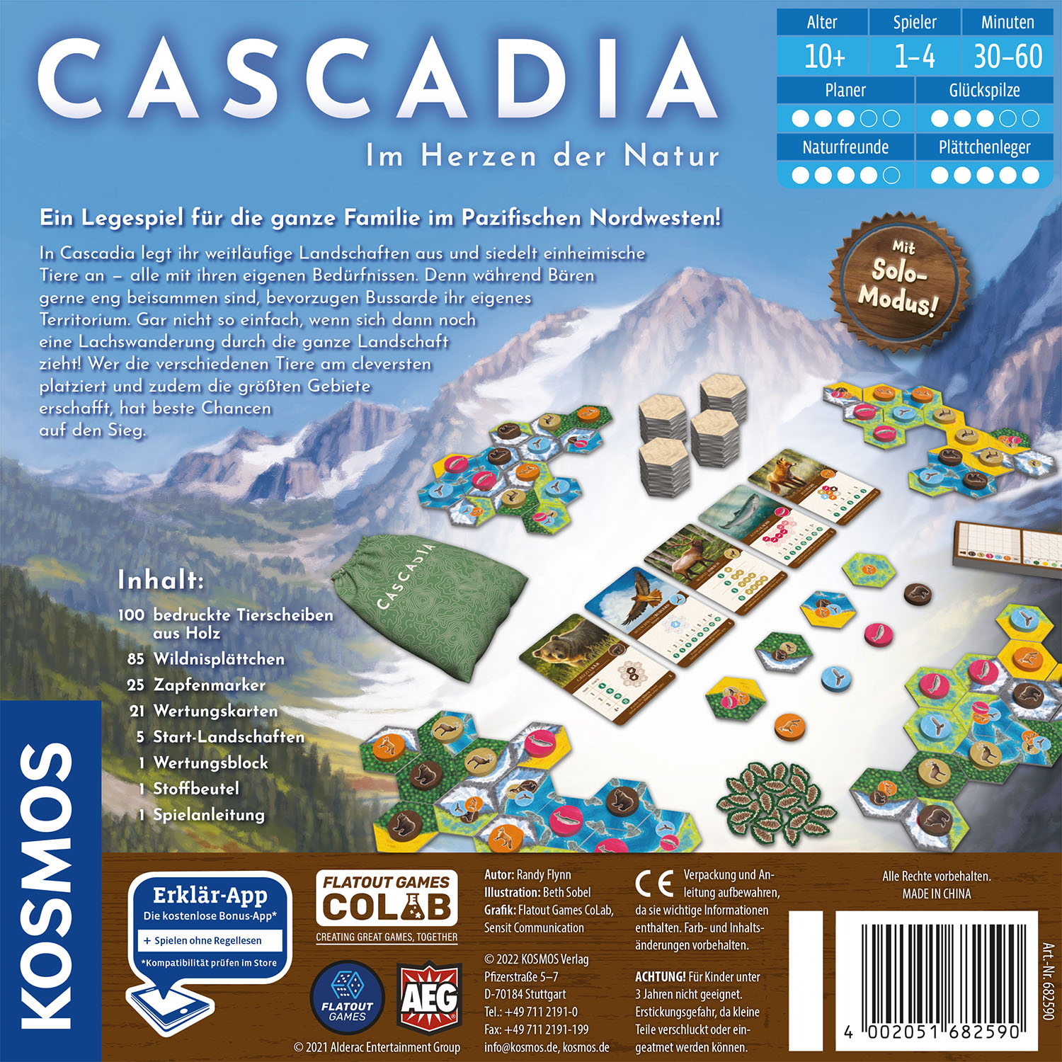 Cascadia – Im Herzen der Natur (Spiel des Jahres 2022)