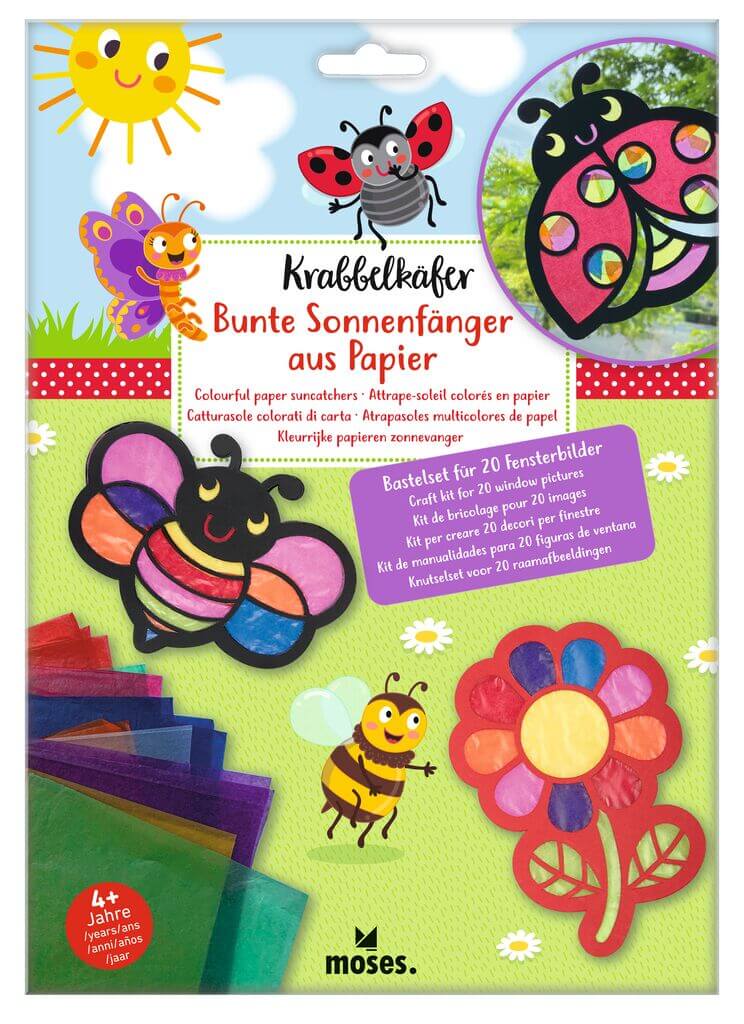 Krabbelkäfer Bunte Sonnenfänger Papier