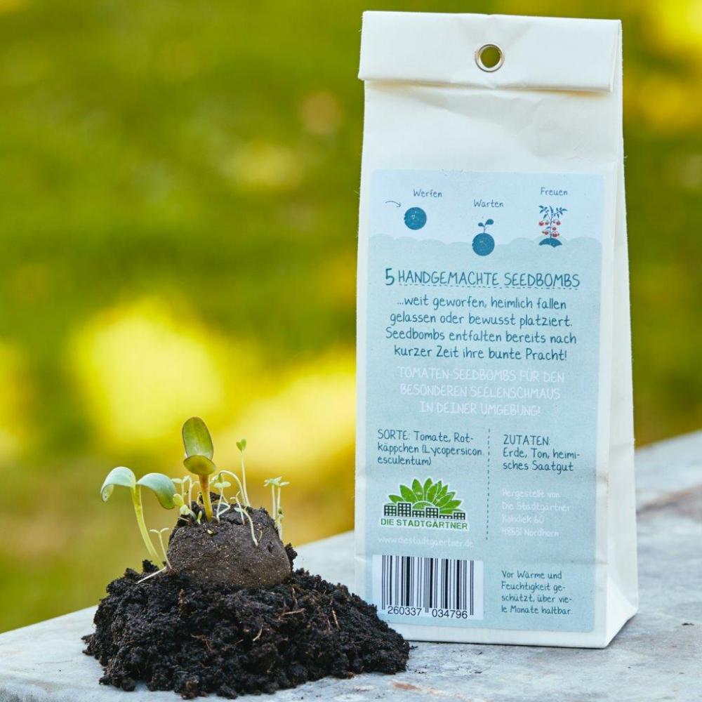 Seedbombs Gärtnern ist Therapie