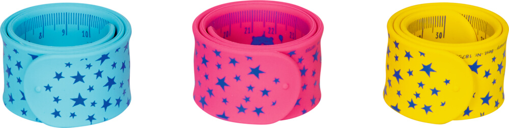 Schnapp-Lineal - Bunte Geschenke, einzeln (versch. Farben)