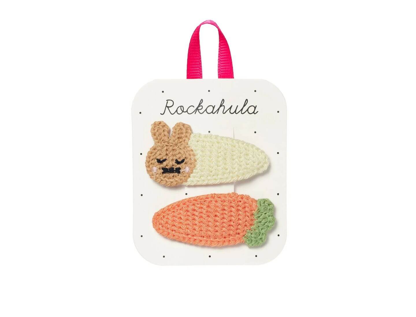 Gehäkelte Hasen-Haarspangen