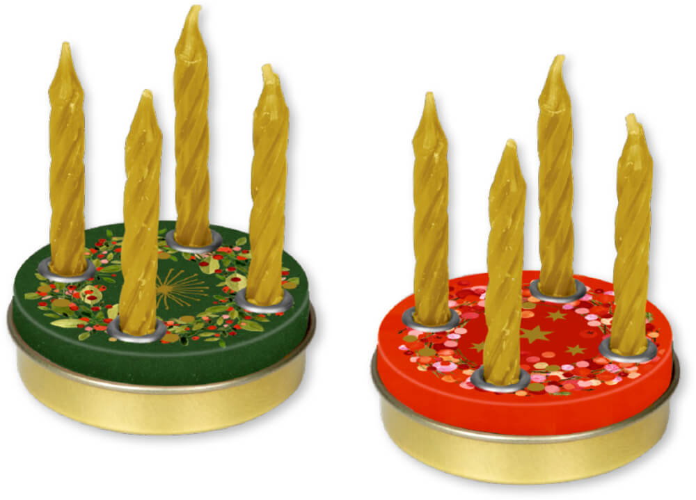 4029753221971 Mini-Adventskranz - Festliche Weihnachten (einzeln)