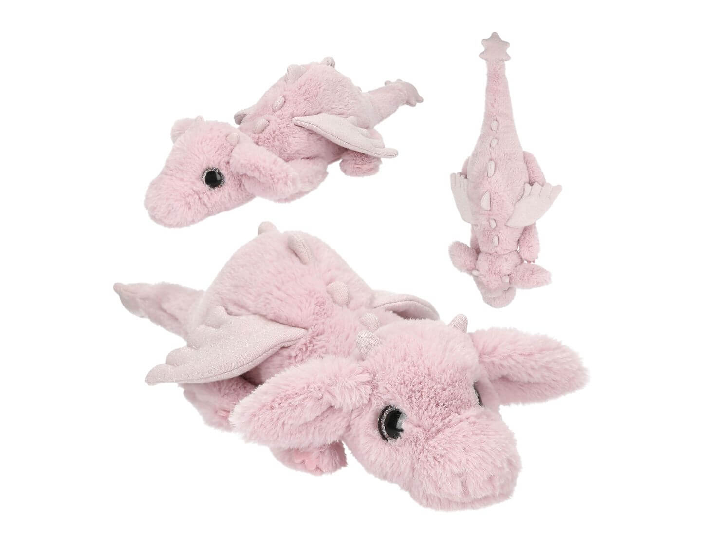 SNUKIS Plüsch Drache rosa