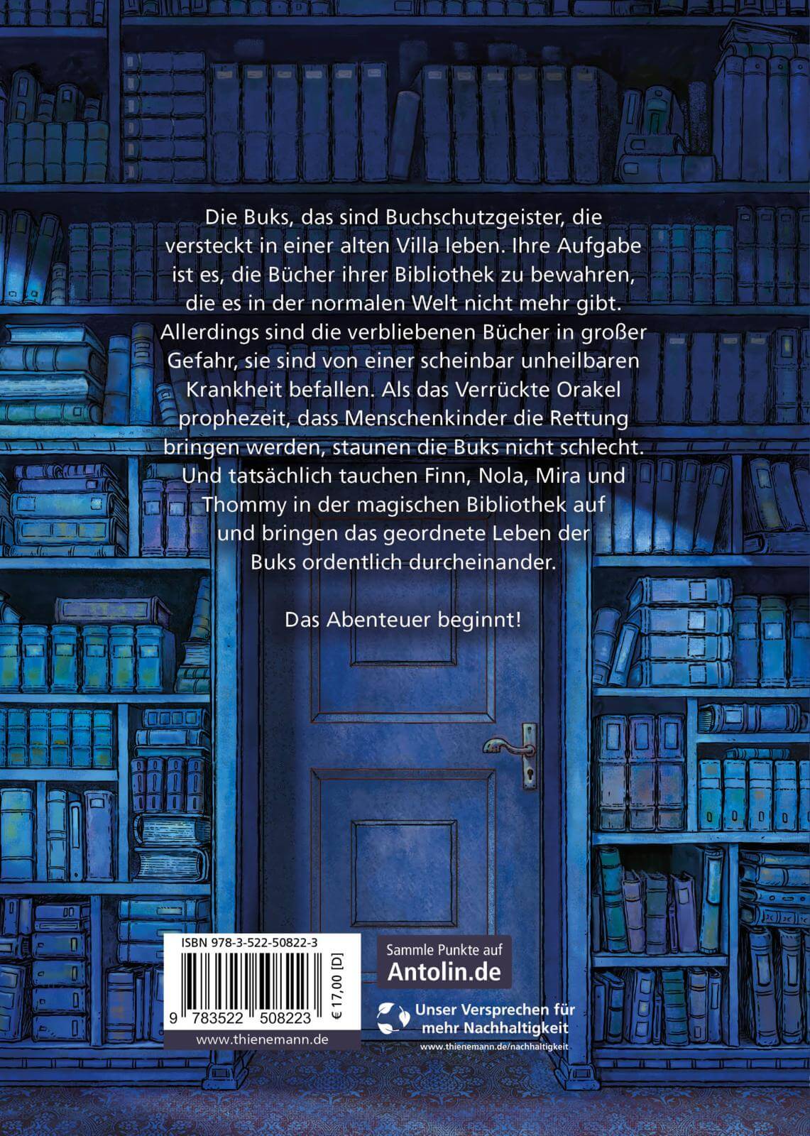 Nina George, Jens J. Kramer, Hauke Kock: Die magische Bibliothek der Buks 1 - Das Verrückte Orakel