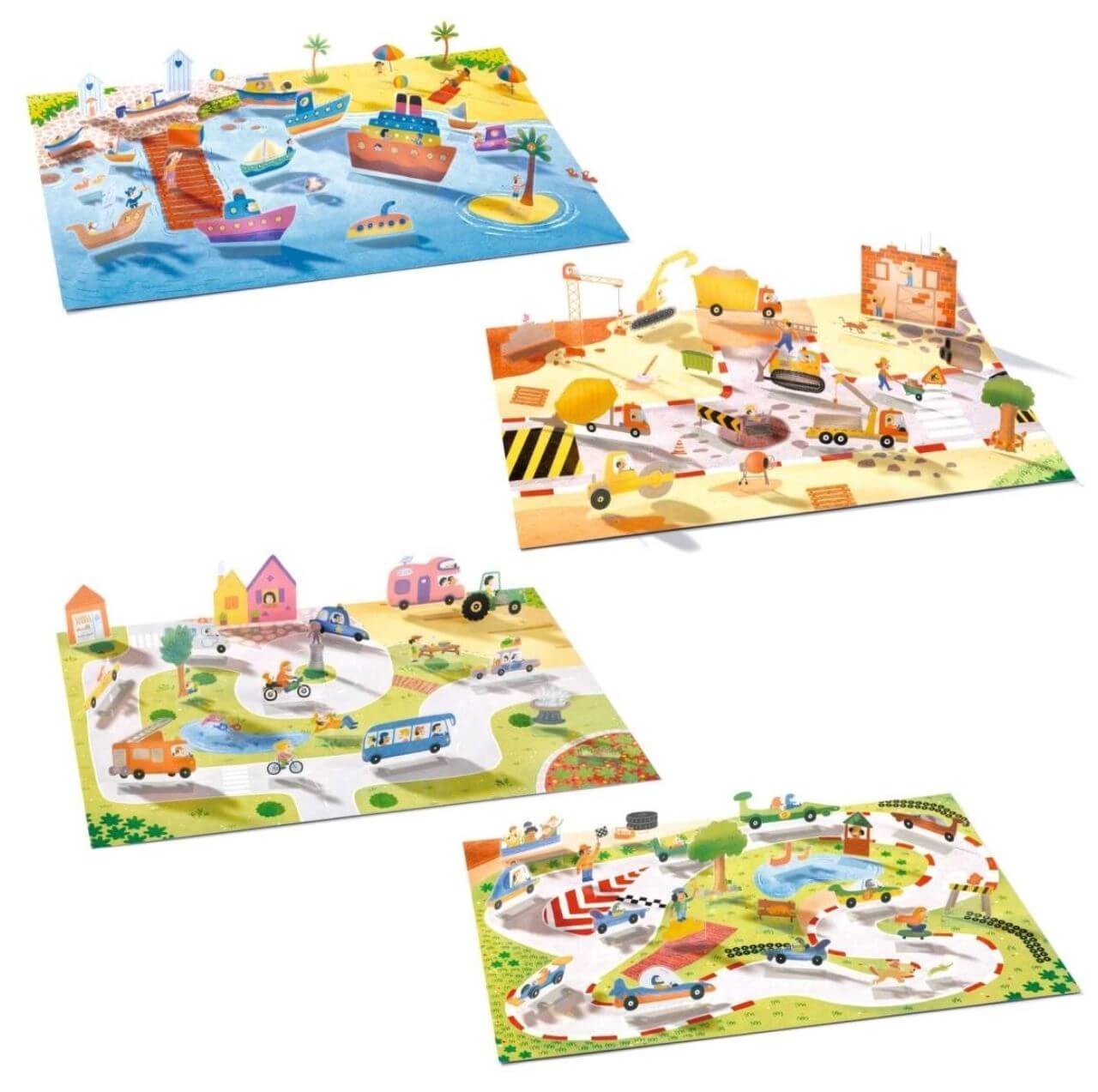 Sticker zum Aufstellen: Fahrzeuge