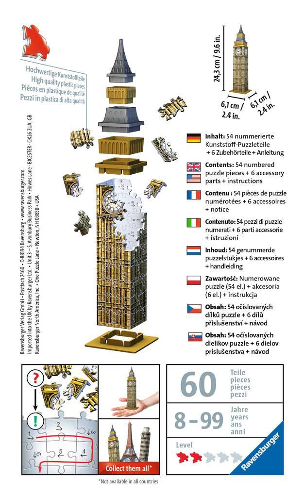 3D Puzzle - Mini Big Ben