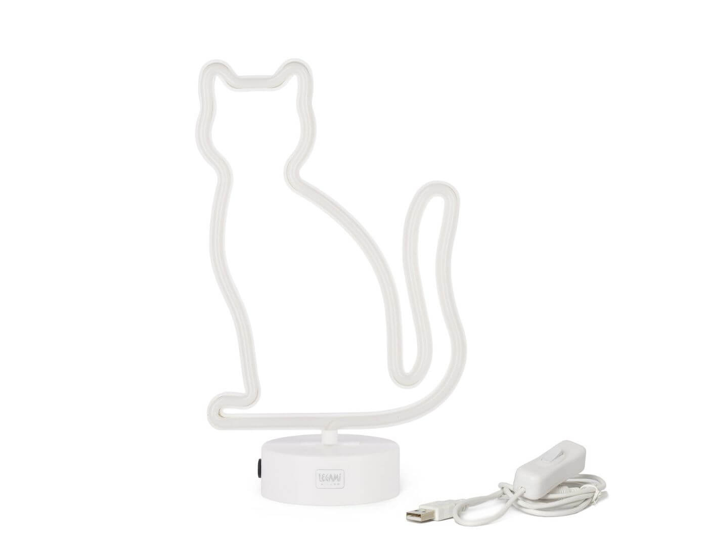 legami-lampe-katze-1-1 LED-Lampe mit Neoneffekt - It‘s a Sign - Kitty